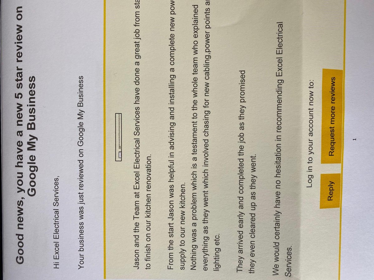 More great Customer Feedback received today. 
'Jason &amp; the Team at Excel have done a great job from start to finish with our kitchen renovation. From the start Jason was helpful in advising &amp; installing. Nothing was a problem which is a testament to the whole team'.