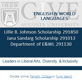 The I GIVE Campaign at Augusta University begins today. We ask you to support our students and programming by making a donation to our featured scholarships or to our departmental fund. No gift is too small. augusta.edu/giving/makeagi…