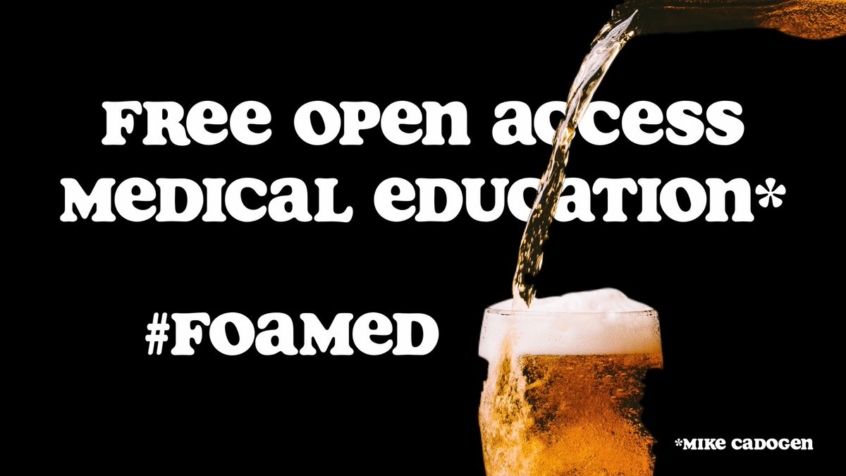 2/ What is  #FOAMed? It's and ethos that is agnostic of platform and meant to agument traditional medical education. "When you think Podcasts, you may think Joe Rogan... I think  @kidney_boy." Medical podcasts are a type of FOAM.