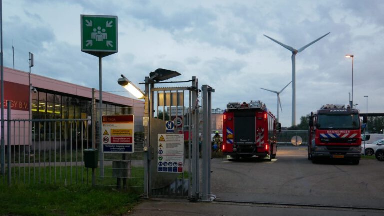 Melding brandweer Topaasweg Alkmaar