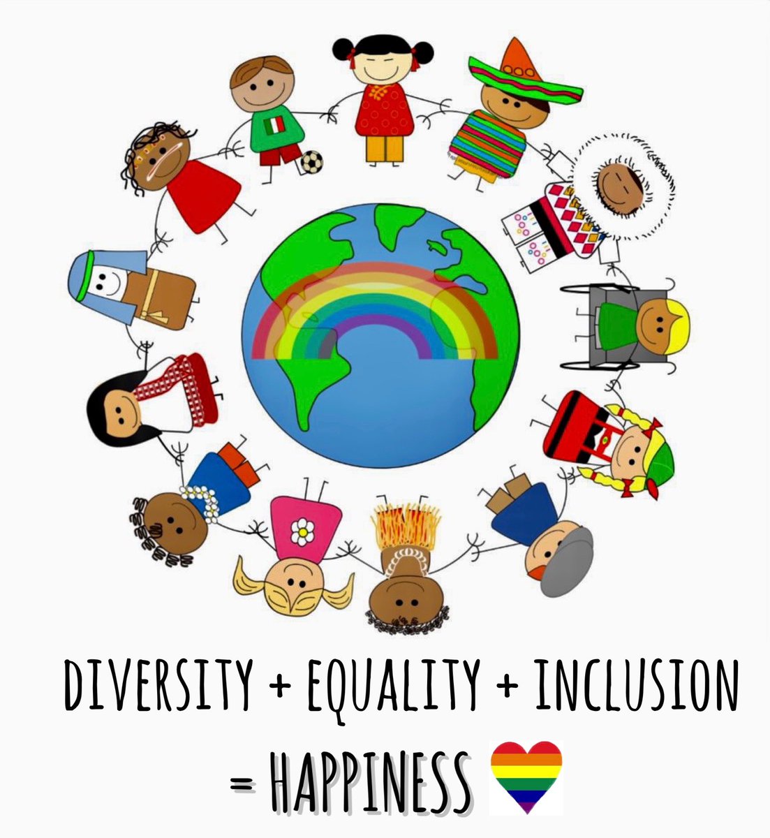Recognize everyone’s differences and celebrate their similarities! 💙💛