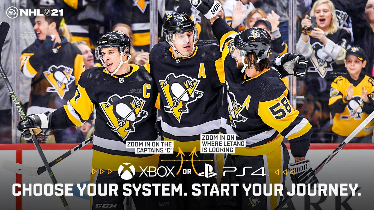 penguins's tweet photo. Two free #NHL21 codes.

Two happy Penguins fans. 

Ready, set... GO! https://t.co/KOjVIwdUqJ