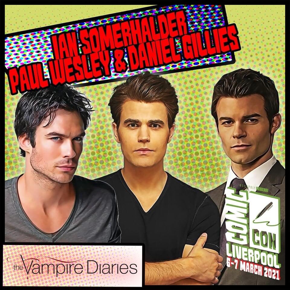 comconmanc's tweet photo. Would you like to see more #vampirediaries guest announcements for @comconliverpool ?π§π»ββοΈπ§π»ββοΈπ§π»ββοΈ
Who would you like to see?
#TheVampireDiaries #monopolyevents #comiccon #comicconliverpool #supercomiccon #iansomerhalder #paulwesley #danielgillies
Tickets: https://t.co/SFAA9vAOk3 https://t.co/mSrGmco9fD