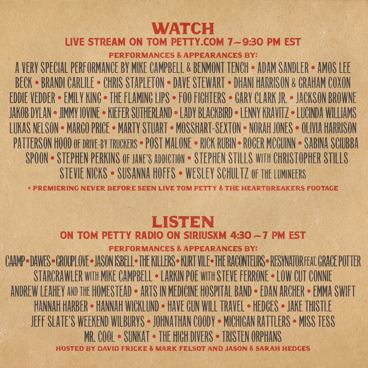 amoslee's tweet photo. Don’t miss us celebrating the life and music of @tompetty on the Tom Petty 70th Birthday Bash Stream Friday October 23rd. Streaming at 7pm ET on @amazonmusic app and https://t.co/shejLfEKra #tompetty #tompettybirthdaybash #amazonmusic - ALHQ https://t.co/fV34EPitXm