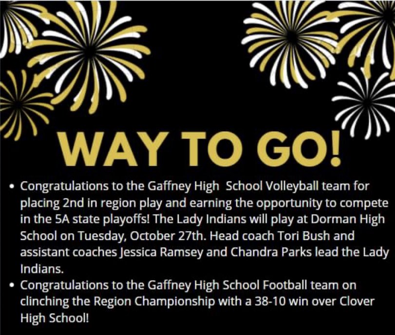 Gaffney High School (@gaffney_high) on Twitter photo 