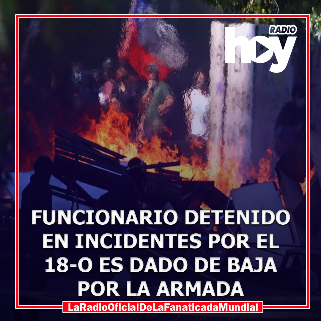 radiohoycl's tweet photo. Para leer más, ingresa a uno de los sgtes enlaces 👇:

-#Facebook: https://t.co/jqBcIYiSHM
-#Instagram: https://t.co/Nvu5meHmSw

#QuédateEnCasa #Armada #DadoDeBaja #Funcionario #CaboSegundo #Manifestaciones #18O #Nacional https://t.co/d3yWpDzEQY