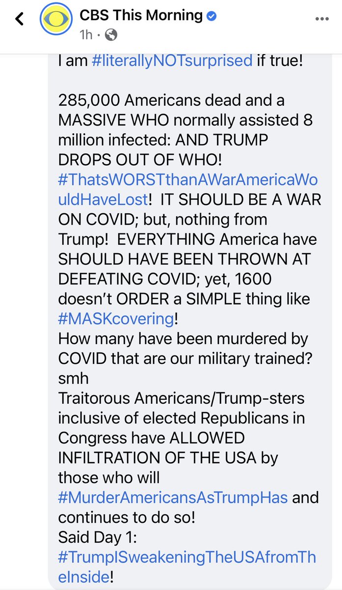 rcolema75's tweet image. 10/20/2020
I am #literallyNOTsurprised if true! Guest of ⁦@realDonaldTrump⁩ and #RepublicansInCongress!