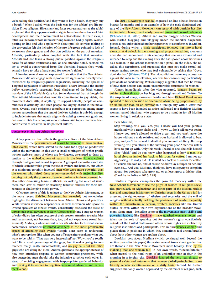 Scientific studies have shown that atheism is obsessed with obtaining sexual pleasureMany atheist leaders like Richard Dawkins have defended sexual harassment as a "human right" under secular liberalism. No wonder they now extend this their pet dogs https://www.sciencedirect.com/science/article/abs/pii/S0277539518303443