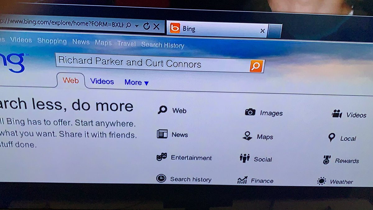 PETER PARKER USES BING IN THIS FUCKING FILM