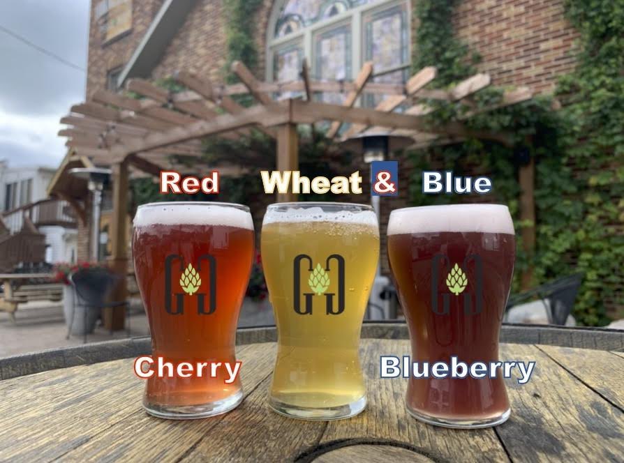 LGBrewingCo's tweet photo. We got 3 #wheatbeers (#cherry #wheat & #blueberry ) along w/ 12 #beers, #wine #cider & #seltzer on tap today from 4-9pm. Hang out inside or on the patio while enjoying the tasty food & #brews
#lansingmi #dewittmi #localbeer #michiganbeers #greatfood #veganoptions #vegetarian https://t.co/REvRetn0nP