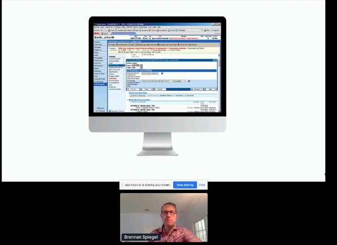 ZaynaKhayat's tweet photo. "over 100 buttons on the screen" - @BrennanSpiegel on how legacy "desktop medicine" pulls clinicians away from the humanity of the practice of medicine #interfacesummit2020 https://t.co/MO1z5f097w