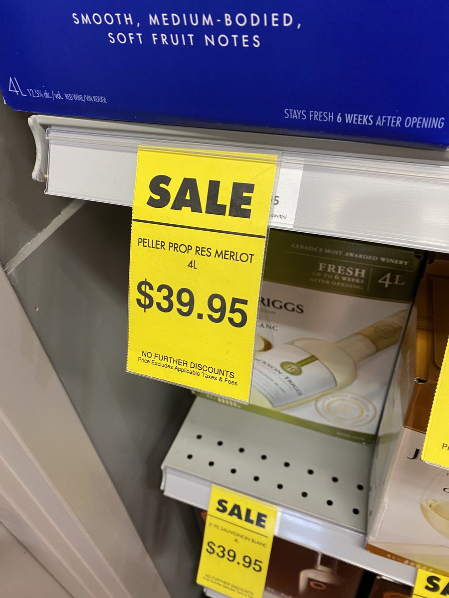 KyleGPotts's tweet photo. “Sale” seen at @LiquorDepot today! 

Should maybe make sure there is an actual sale before advertising one? https://t.co/znXXQ3vD2b