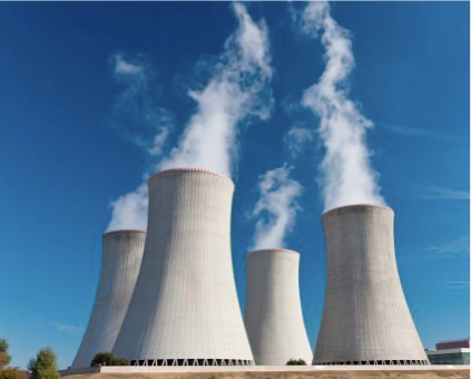 beautiful pieces of engineering they may be, but those cooling towers require quite a bit of concrete and steel… @BNW_Aus ignores this material.