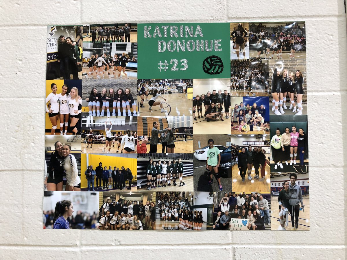 ParkWolfpack's tweet photo. A snowy SENIOR NIGHT for @ParkVolleyball .  Thank you seniors! https://t.co/pe0fVBTyS3