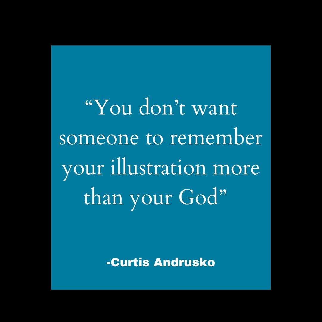 TheSummitInst's tweet image. A quote from Curtis Andrusko on the topic of Teaching From Communication.