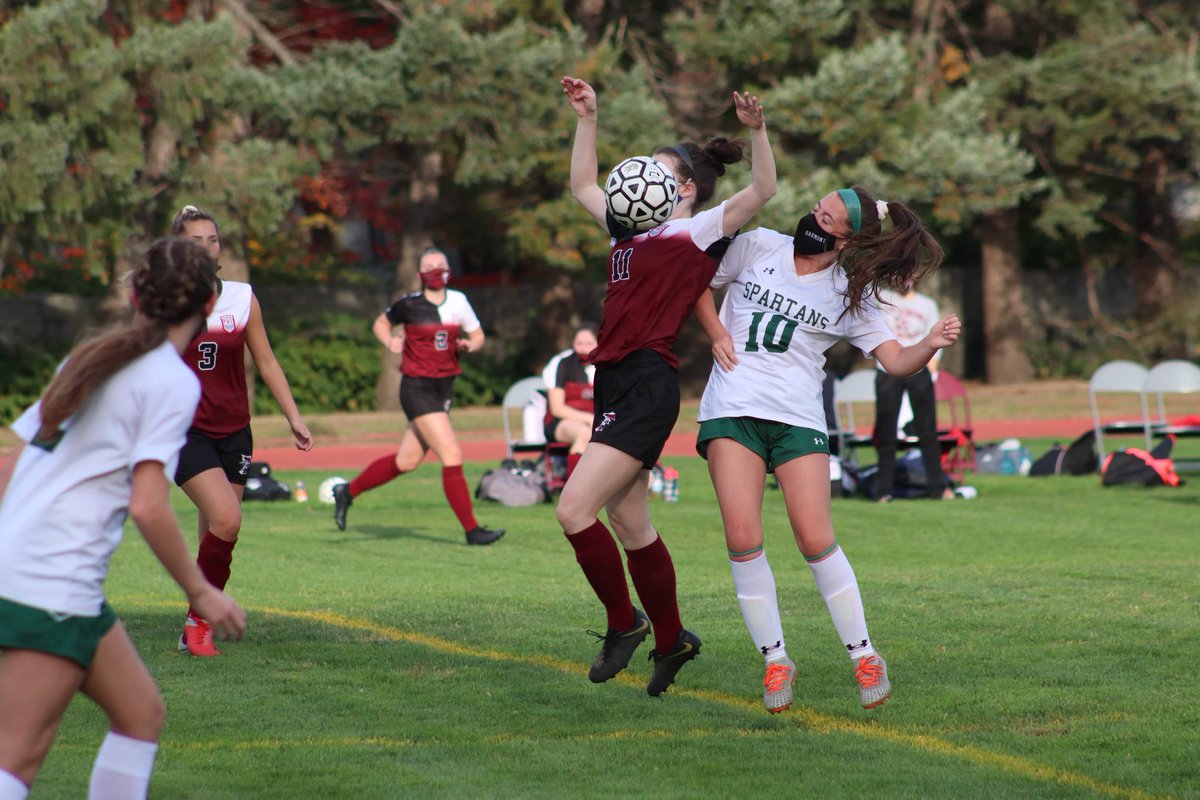 FitchburgAD's tweet photo. Thank you to Robbie Liotta for allowing us to share these great photos from today’s girls’ ⚽️ game — a 1-1 tie vs Oakmont. We are very proud of our student-athletes in Red &amp; Gray! https://t.co/vFEOgey0uz
