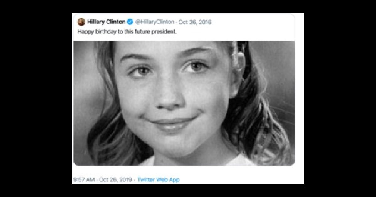   She wished \"Future VP\" Kamala Harris a happy birthday today. Echos of this epic self-own: 