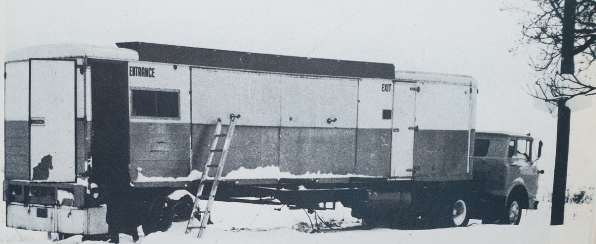 Heuvelmans and Sanderson examined the iceman while it was off-show during December 1968, at Hansen’s property. It was kept in a refrigerated truck (shown here). Over the course of three days (16-18th December), Hansen let them take photos, measurements, illustrations and notes…