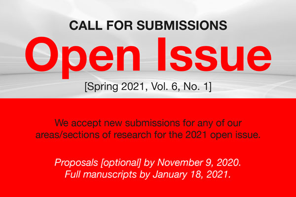@THEPLANJournal CALLS FOR SUBMISSIONS Volume 6 ( Spring 2021) -Issue 1
Submit your proposal! theplanjournal.com