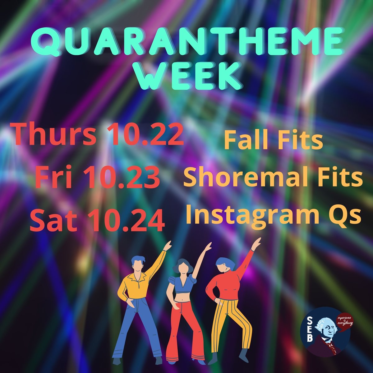 WAC_SEB's tweet photo. Although we all miss being able to have Shoremal this year, SEB invites you to share your favorite pictures and memories later this week instead!
Check out our Instagram @wac_seb for more info!👯‍♂️ https://t.co/MgUE7zPhMI