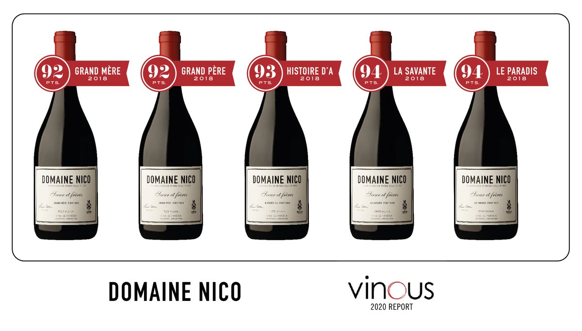 Contentasos de los resultados en <a href="/VinousMedia/">Vinous</a> por <a href="/hidalgovinos/">Joaquín Hidalgo</a> con #DomaineNico. 👏👏🍷🍷
Hermoso proyecto <a href="/LauraCatena/">Laura Catena</a> 
<a href="/alevigilmalbec/">Alejandro Vigil</a> <a href="/beleniacono/">Belén Iacono</a> 

Salu! y más #PinotNoir

Artículo completo -> vinous.com/articles/twent…