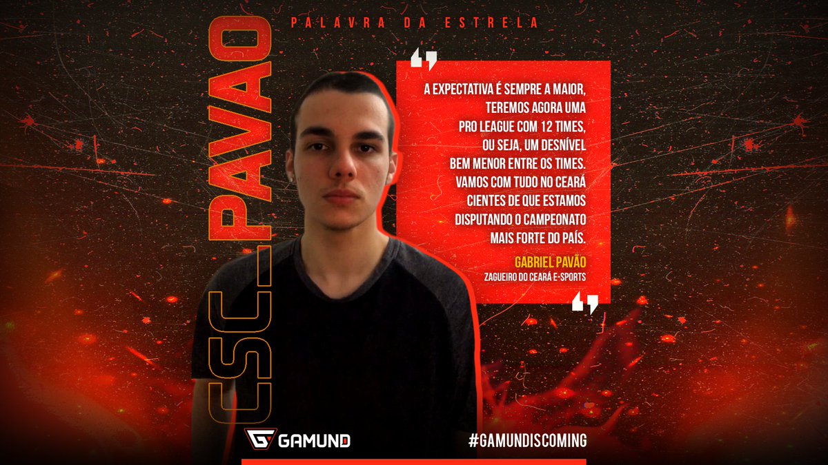 gamundoficial's tweet photo. ⚽ Craque do vôzão, Gabriel Pavão, manda a letra: "O campeonato mais forte do país" 🔥🔥 Tá preparado? #fifa21 #proclubs #gamund #playstation https://t.co/R4Hax6r7Pi