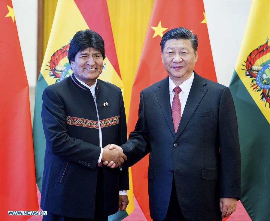 A short thread on China-Bolivia relations as we celebrate the watershed victory of MAS and the return of people's democracy to Bolivia: