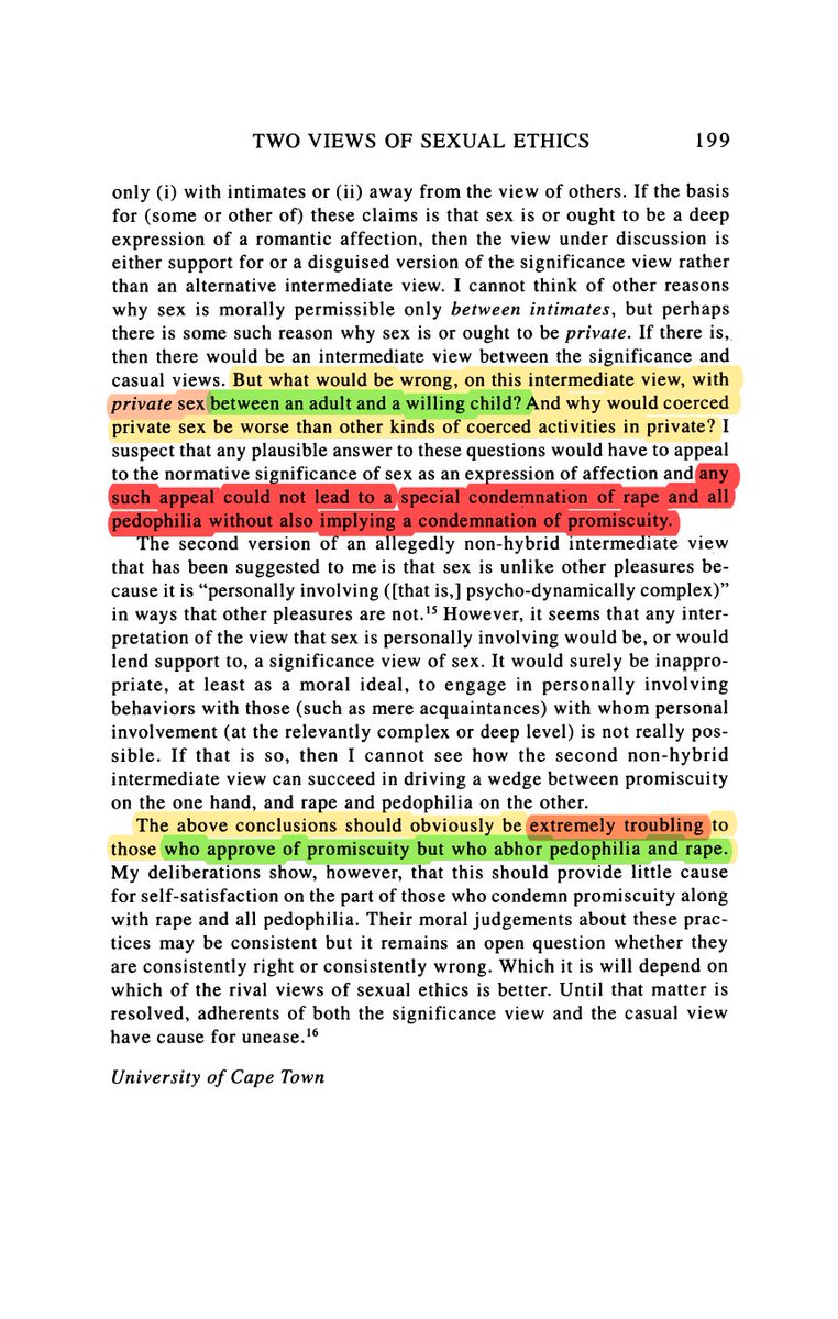 David Benatar, a PhD atheist philosopher, explains that under the logic of atheist sexual ethics, things like sexual harassment, bestiality, and many other sexual immoralities becomes acceptable to an atheistWhereas only religion forbids all of this https://www.jstor.org/stable/40441324 