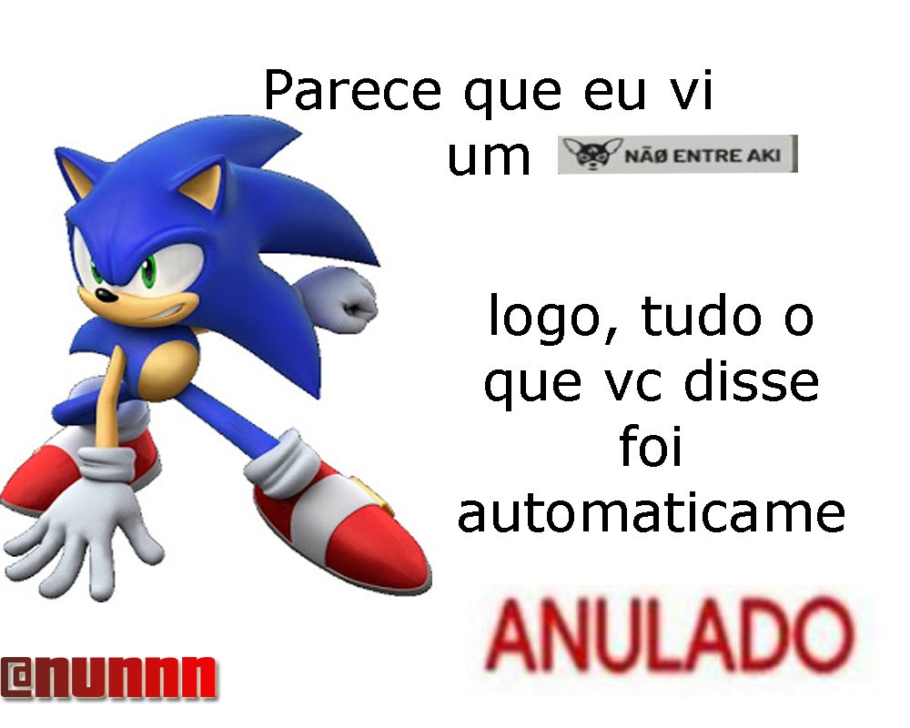 Memes do Sonic contra a humanidade (@MemesdoSonic1) / X