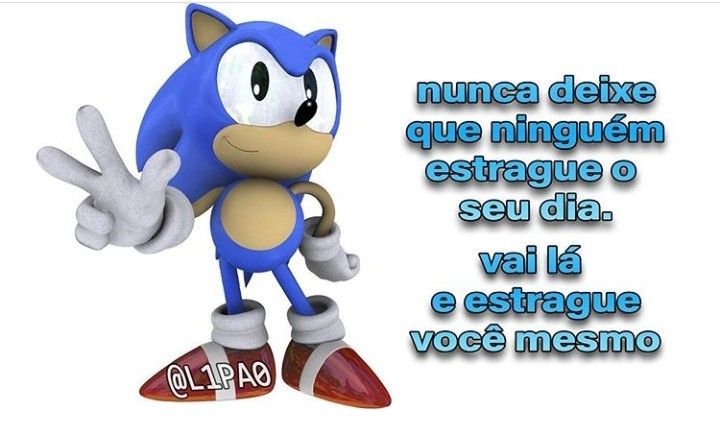 Sonic em frases aleatórias (@memesdosonicfds) / X