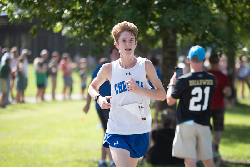 AlecEtheredgeSC's tweet photo. Chelsea's Miles Brush and Cady McPhail continued strong cross country seasons at the James Clemens Under the Lights meet this past weekend. 

Story: https://t.co/HEC2f529uL https://t.co/eqwRFKMYqI