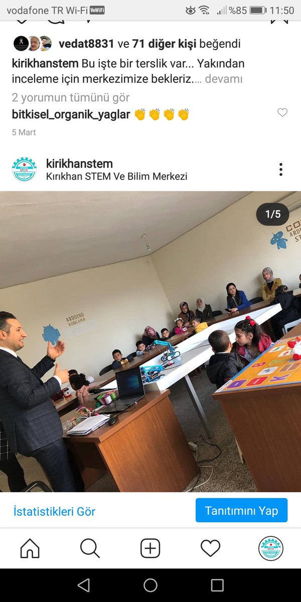 KirikhanSTEM's tweet photo. 2019 kasım ayında sınav yaparak hizmete başladığımız Kırıkhan STEM ve bilim merkezinde 3 ay gibi kısa sürede yaptığımız çalışmalar... 2020 2021 Eğitim - öğretim yılı öğrenci başvuruları başladı.
https://t.co/0pvHYY6zUG https://t.co/IZNNJeicoE