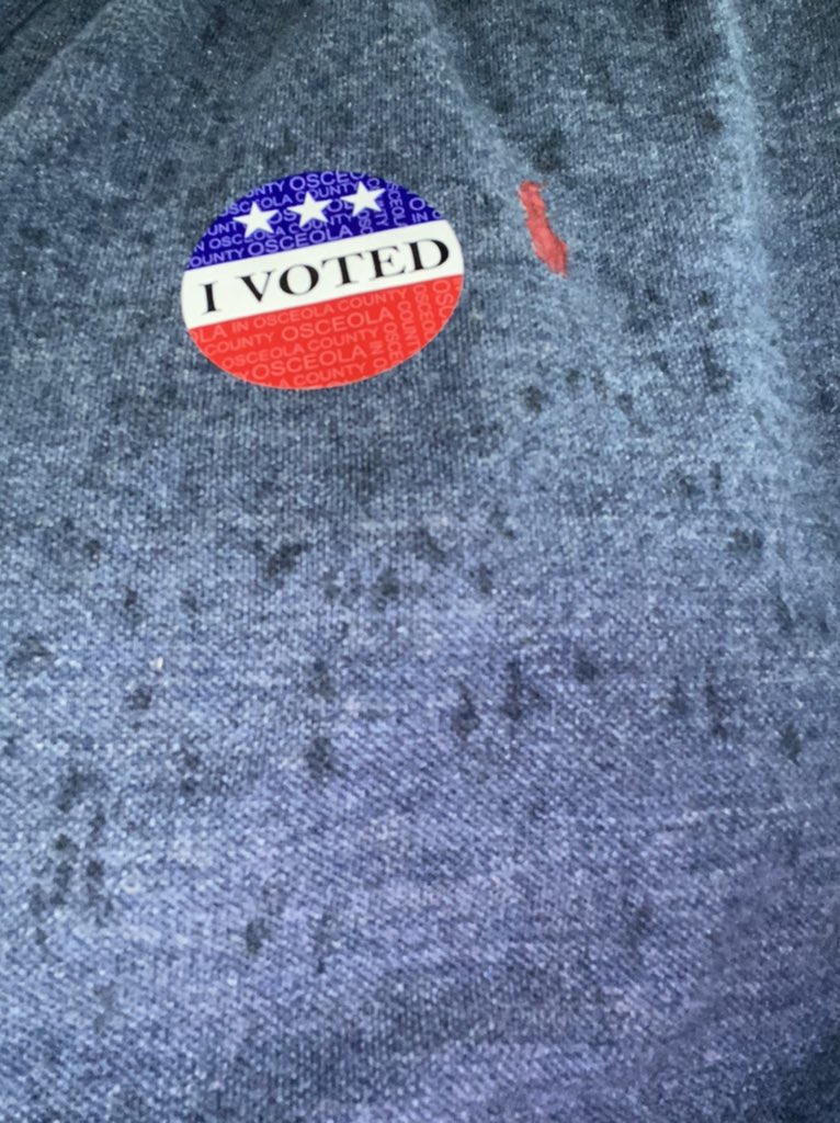 Make sure you go out and vote, if you haven’t already, and let your voice be heard! Even in the rain it was worth the wait.