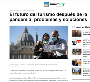 El Futuro del #Turismo después de la pandemia, problemas y soluciones, mi artículo en @SmartCityjour
#tourism #turismo #tourismrecovery #sustainabletourism