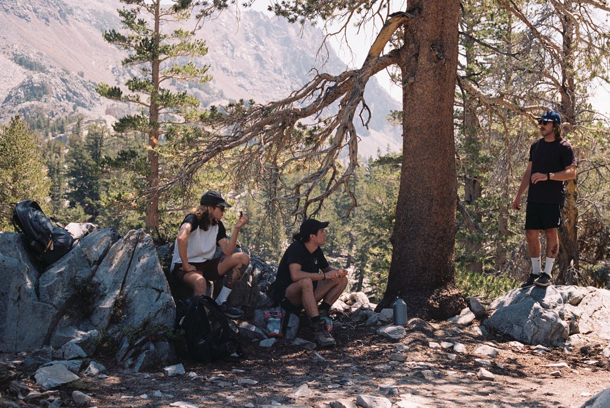 rare photo of us in shorts