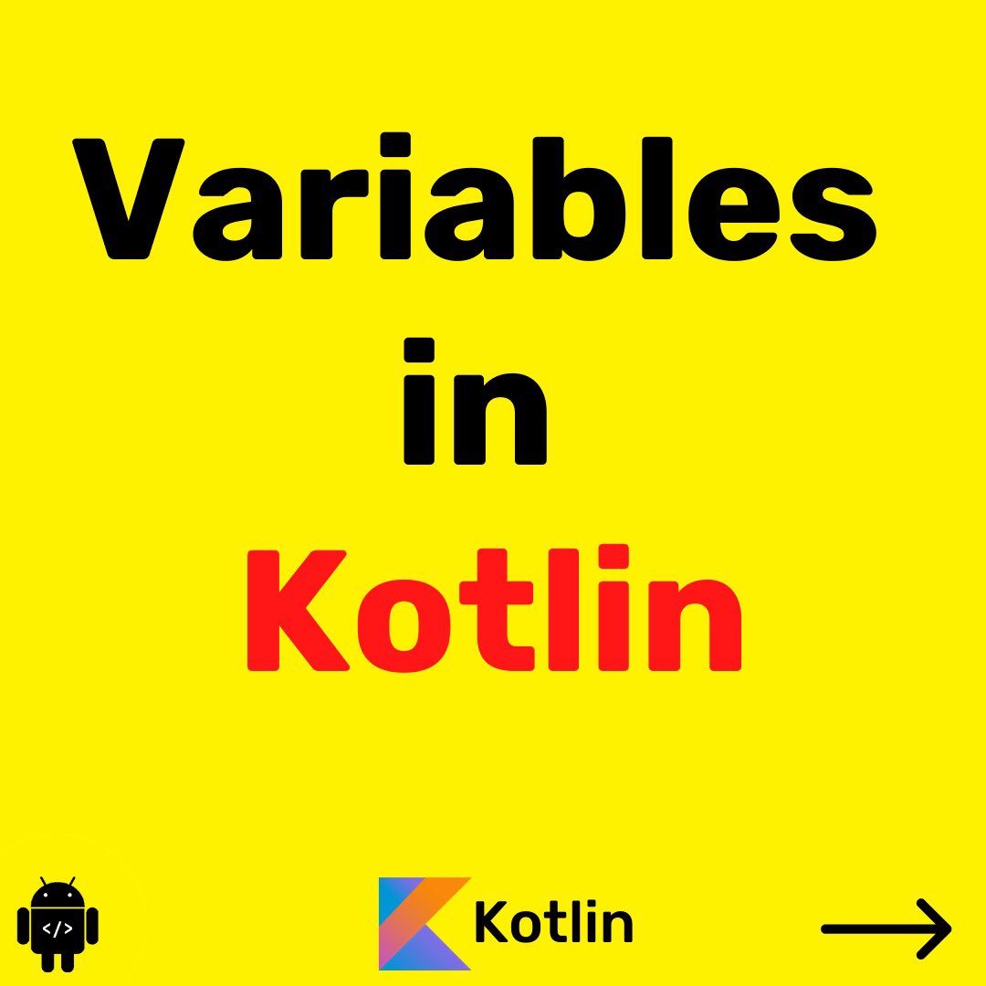 coding_zest's tweet image. Variables in Kotlin. 
#KotlinTips #kotlin #AndroidDeveloper #androdDev #Androiddev #Kotlin #AndroidDev #DEVCommunity #javascript #programming #WomenWhoCode #CodeNewbie #100DaysOfCode #100daysofcodechallenge #100DaysOfDesign #codingisfun #uiux #androiddeve #appsdev