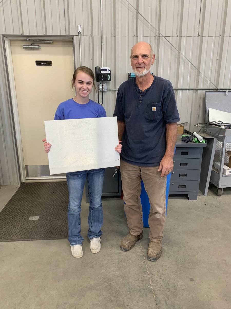 Thank you to Butch Squiers, with Squiers Metal Fabrication in Tyler, for donating and cutting aluminum for the Chapel Hill FFA program.  Stay tuned to see the finished product!