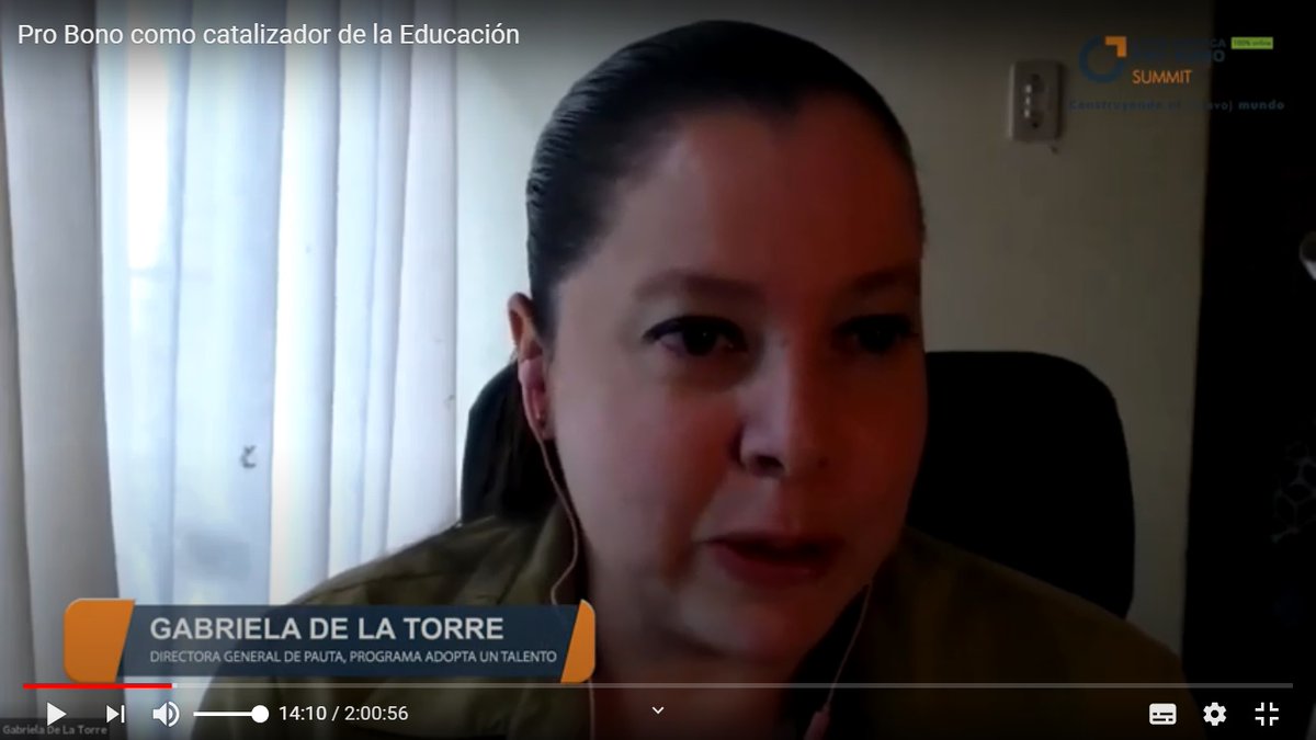 ¿Quieres conocer cómo desde muy joven se puede hacer y promover el Pro Bono?
<a href="/minalopezlugo/">Mina Lópezlugo</a>, Fundadora y Dir.Ejec. de <a href="/ProBonoVenture/">Probono Venture</a> te lo muestra junto a una de las mujeres más poderosas de México, <a href="/Gaby_delaTorre/">Gabriela de la Torre</a>, Dir.Gral. de <a href="/pautaac/">PAUTA</a>. Un abreboca👇
n9.cl/8mmw