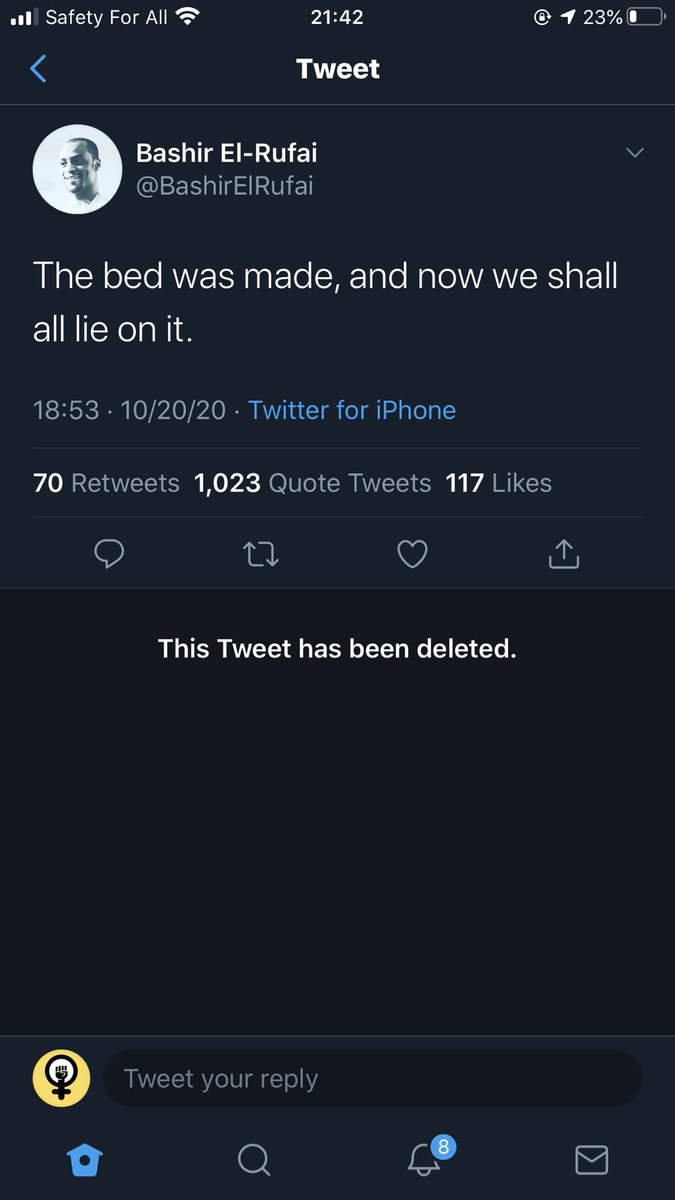 thisibi's tweet photo. He has deleted this tweet. But posterity will remember him and his household. https://t.co/24d3XdinBl