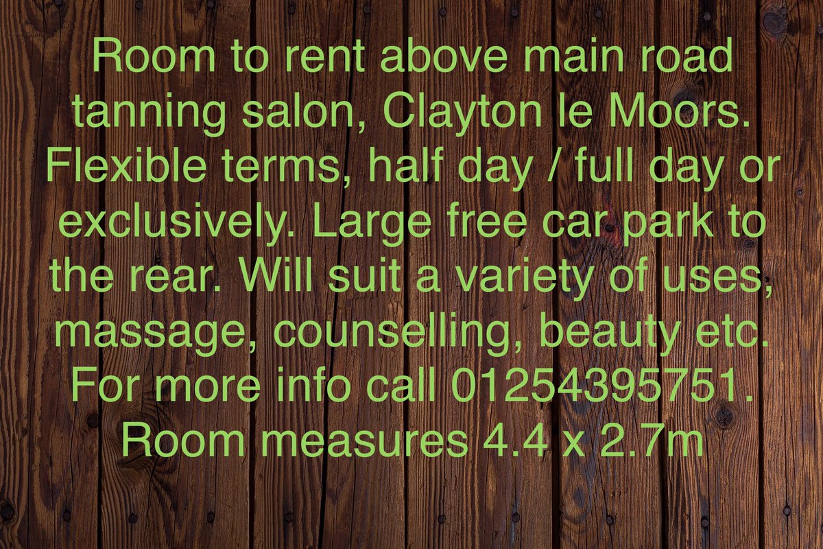 BramwellKay's tweet photo. Anyone know of someone looking for space to rent? https://t.co/bRNKZ0nbim