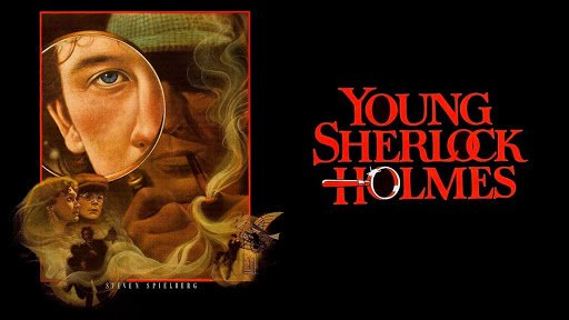 18/31 YOUNG SHERLOCK HOLMES (1985)Teenage Holmes investigates a series of strange deaths and stumbles upon an Osiris-worshipping cult that practises human sacrifice.Full-blown Imperial Gothic meets angsty Holmes. A childhood favourite that still obsesses me. #31DaysOfHalloween