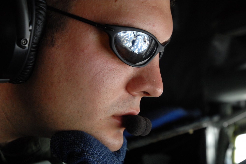 Reflecting on the Fortress 🏰 The reflection of a B-52 Stratofortress can be seen in SSgt Brandon Toth's lenses as he refuels the aircraft during a recent mission. Toth is an inflight refueling technician with the @434ARW. #ReadyAF #TotalForce @USAFReserve