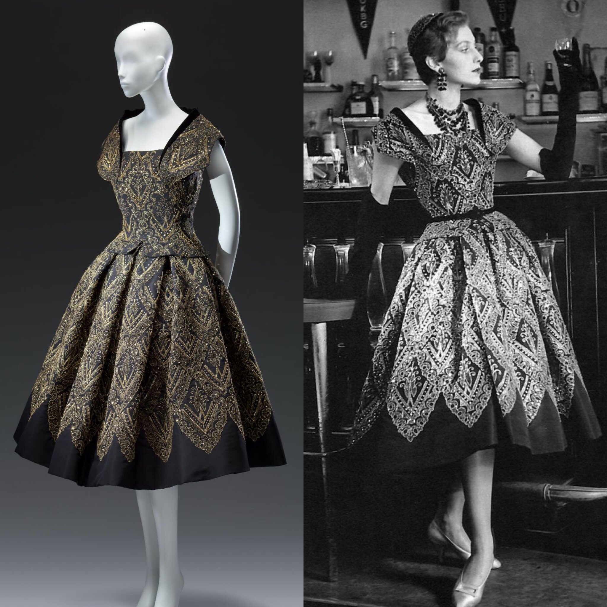 Dress by Coco Chanel, 1960. : r/fashionhistory