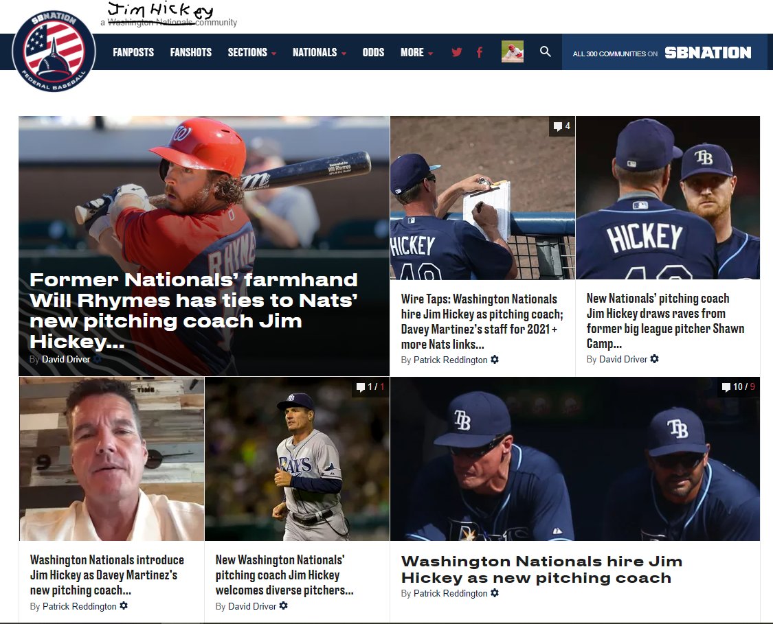 FinneyBlake's tweet photo. All the Jim Hickey content you'll ever need @federalbaseball... https://t.co/rqohiNsAyu
