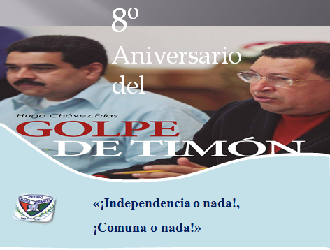 #Efemérides #GolpeDeTimón son las líneas estratégicas del Proyecto Socialista y Bolivariano de aquel #20octubre de 2012, cuando el Presidente Hugo Rafael Chavez Frías, daba una revisión profunda del quehacer revolucionario.
<a href="/charlychaves/">Charly Rojas Chaves</a> @MPPEDUCACION @psuvaristobulo