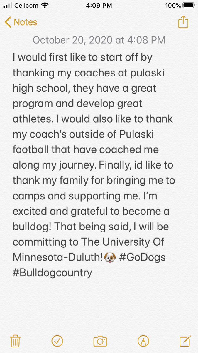 Committed. #GoDogs #Bulldogcountry
