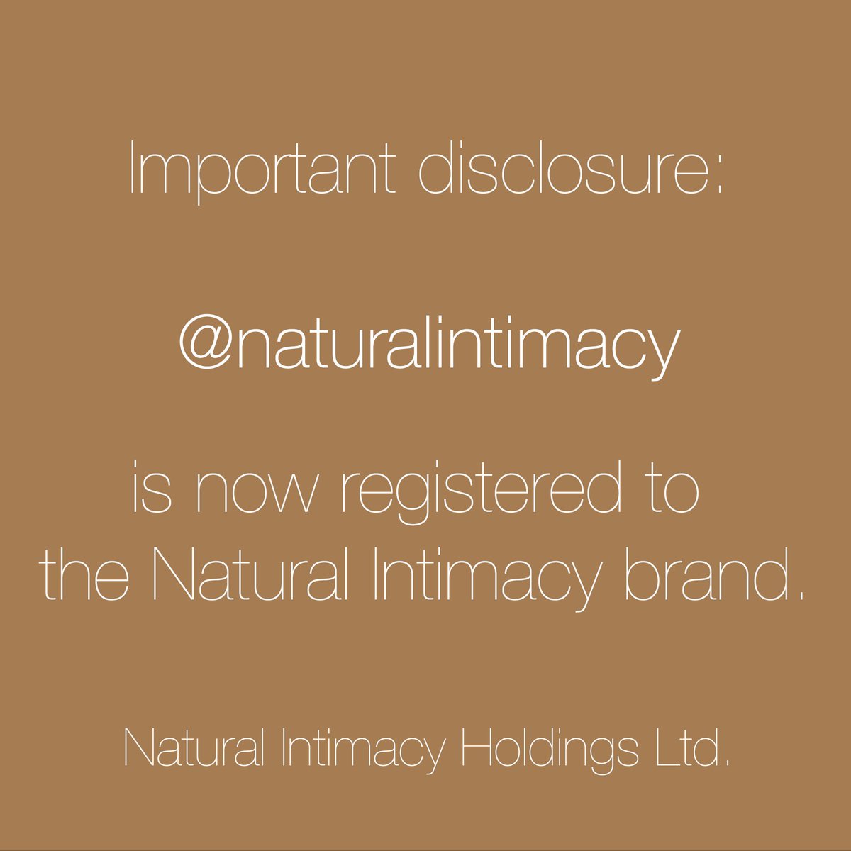 Naturalintimacy's tweet photo. Our long, winding journey of prototype products, pilot projects, branding ideas and packaging designs has finally led us to an amazing place. We have taken all of these fledgling concepts and condensed them into the Natural Intimacy brand. Follow us as we continue this journey! https://t.co/IHnrcy85Mh