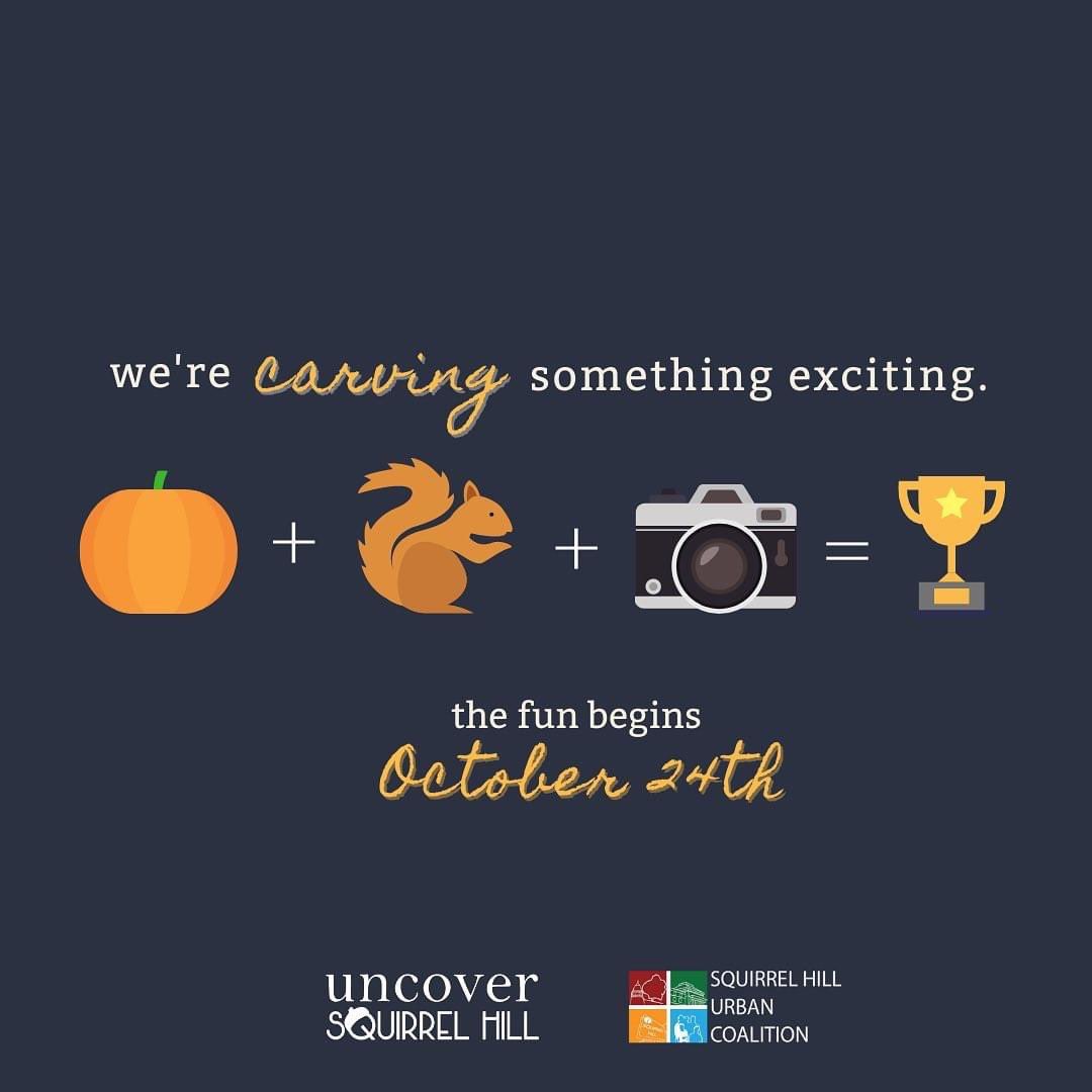 (Coming Soon): We’re joining with  <a href="/SquirrelHillMag/">SHUC</a> and carving something exciting for Halloween this year! Any guesses? Details announced this Friday! #UncoverSquirrelHill #Pittsburgh #Halloween