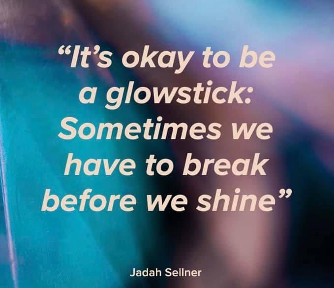 rsteachwithlove's tweet photo. It’s ok to be a glowstick. Don’t forget about your support system to let you shine. If you need a support system, I’m here for you. #teaching2020 #teachertwitter #TeacherStrong #scfored #TeachSC #bcsdstrong https://t.co/DQWavdyjmP