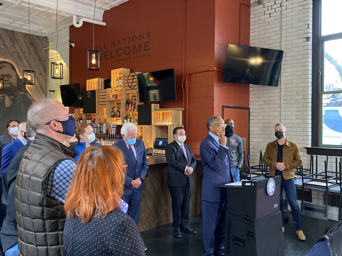 We’ve got to support our restaurants through the upcoming winter months. Today, with my friends at the <a href="/CincyChamber/">Cincinnati Regional Chamber</a> &amp; <a href="/CincyAAChamber/">CincyAAChamber</a> at the new @Nation_Cincy in Westwood, we announced a stimulus plan to do just that. Direct restaurant owners to tasteofcincinnati.com for info